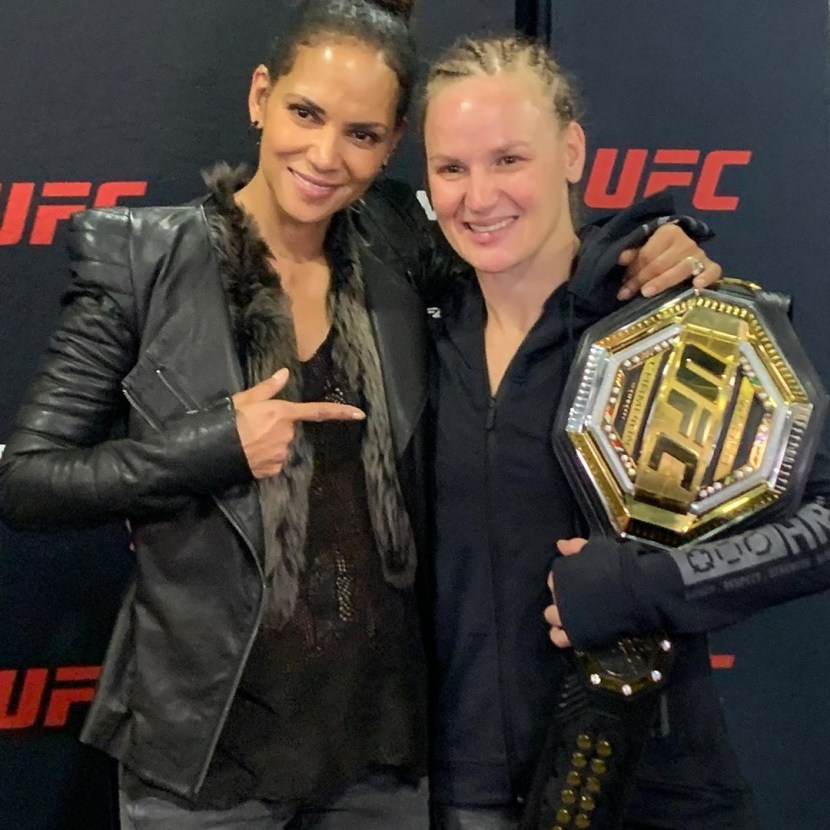Valentina Shevchenko and Holly Berry