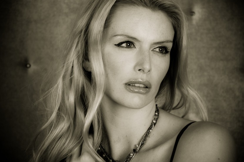 Anna Churina in a swimsuit