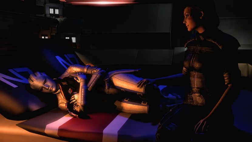 Jane Shepard and Liara T & Apos; Sony