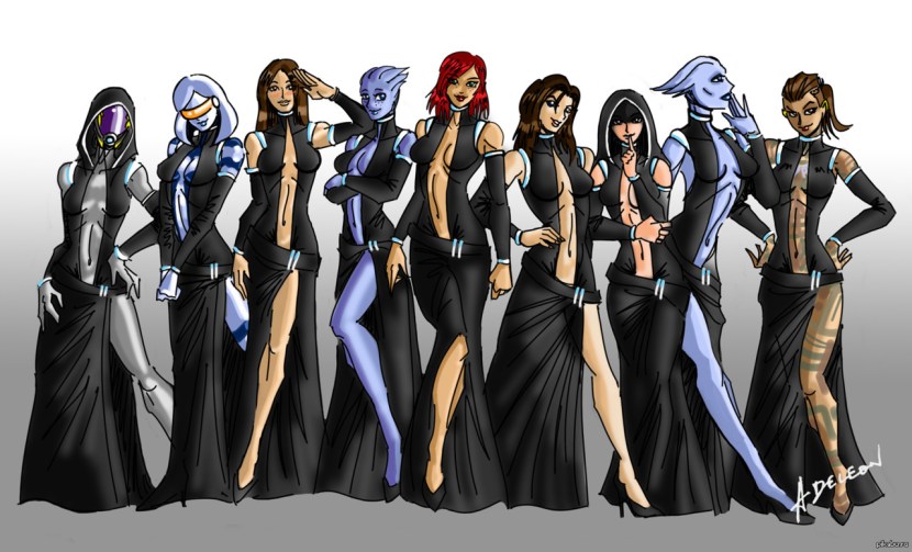 Mass Effect 3 Girls