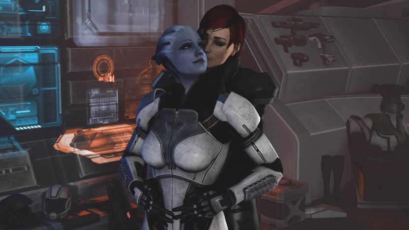 Jane Shepard and Liara T'Soni