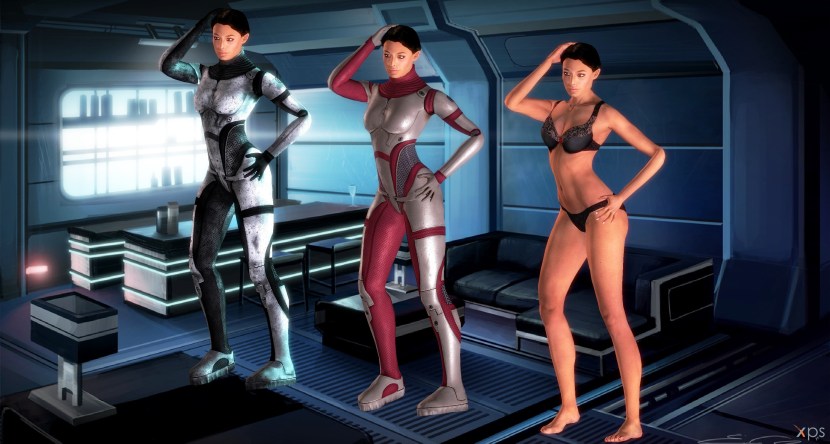 Miranda Lawson and Ashley Williams