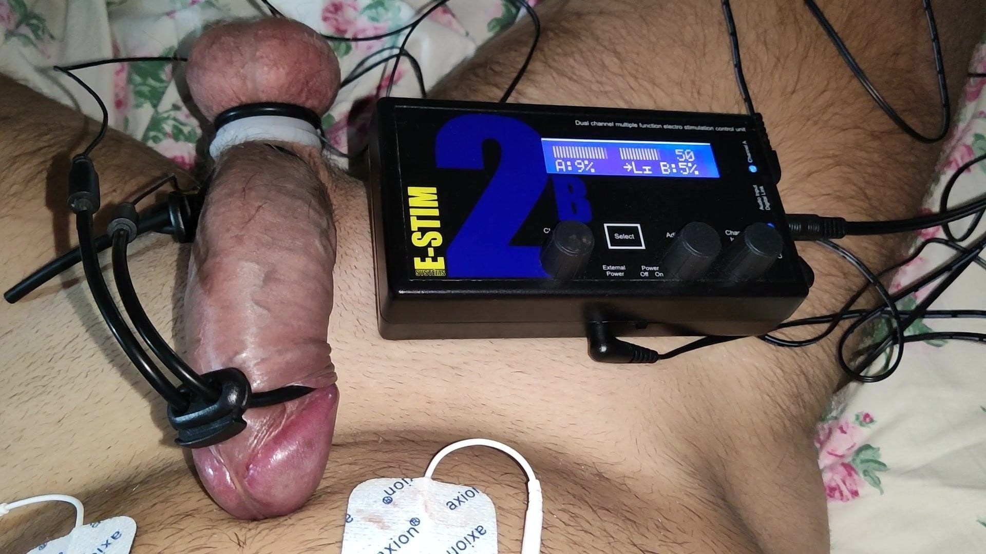 Electrical penis stimulation