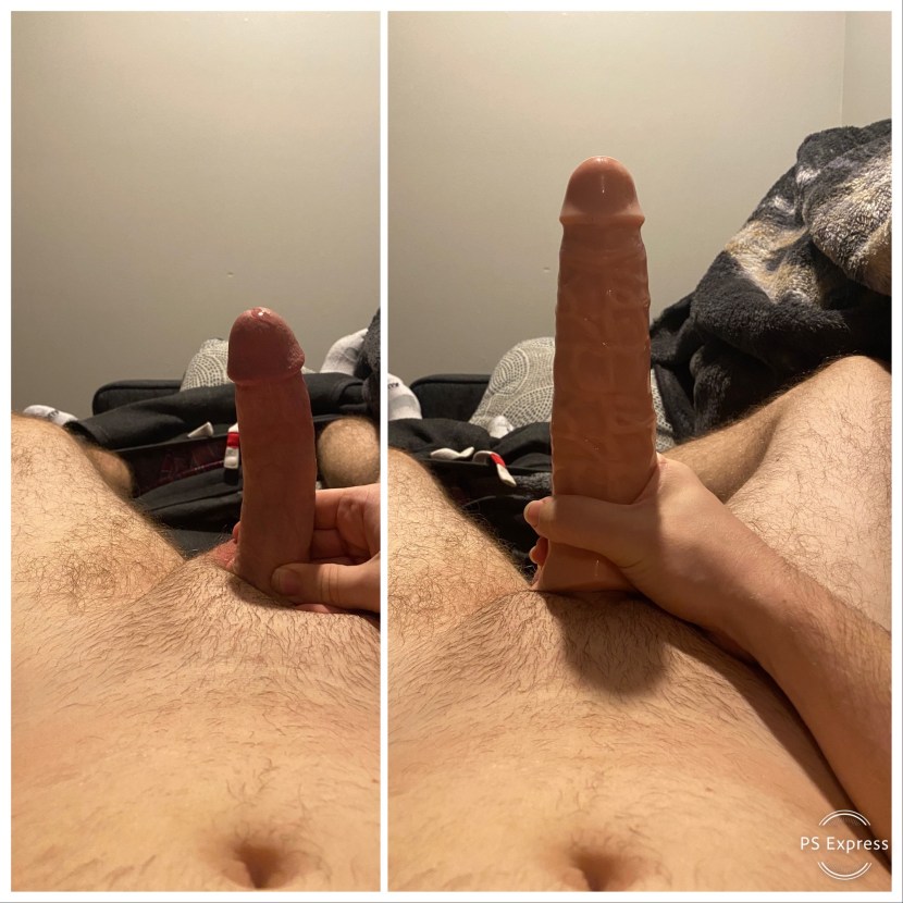Masturbating with Sleeeve and Cumming Alot