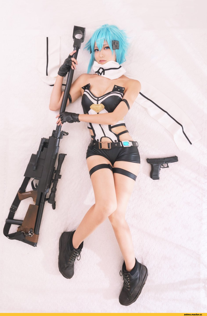 SAO Sinon Cosplay +18