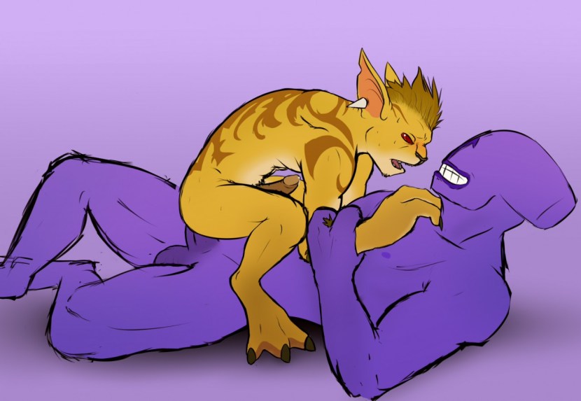 Slark and Bounty Hunter Hentai