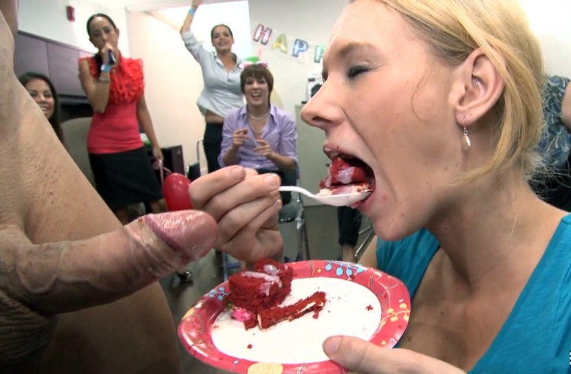 The girl was taken into a plate