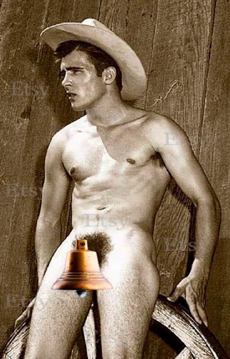 Guys naked retro in color