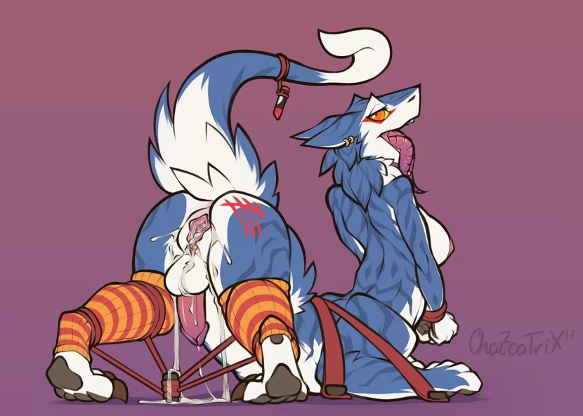 Furry Hentai Sergal Feral Inflation