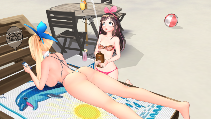 Kizuna ai anime hentai bondage