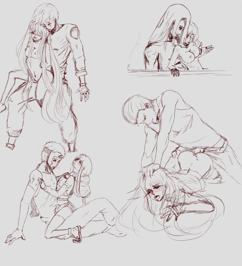 Sketches pose
