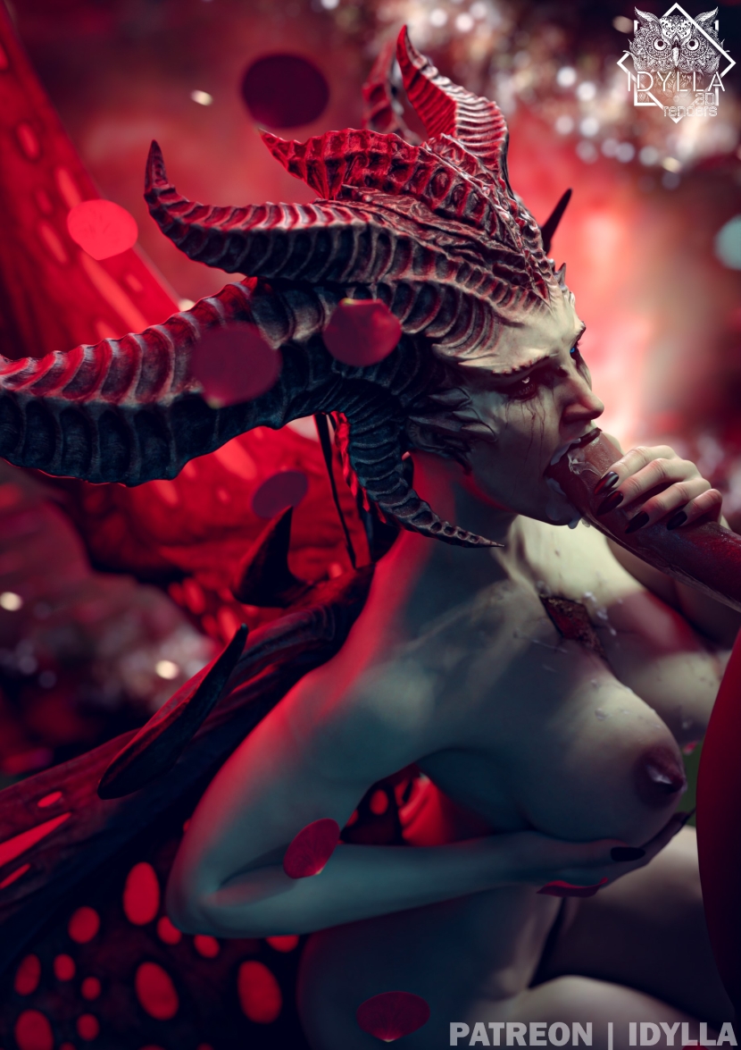 Lilith from diablo 4 boobs hentai