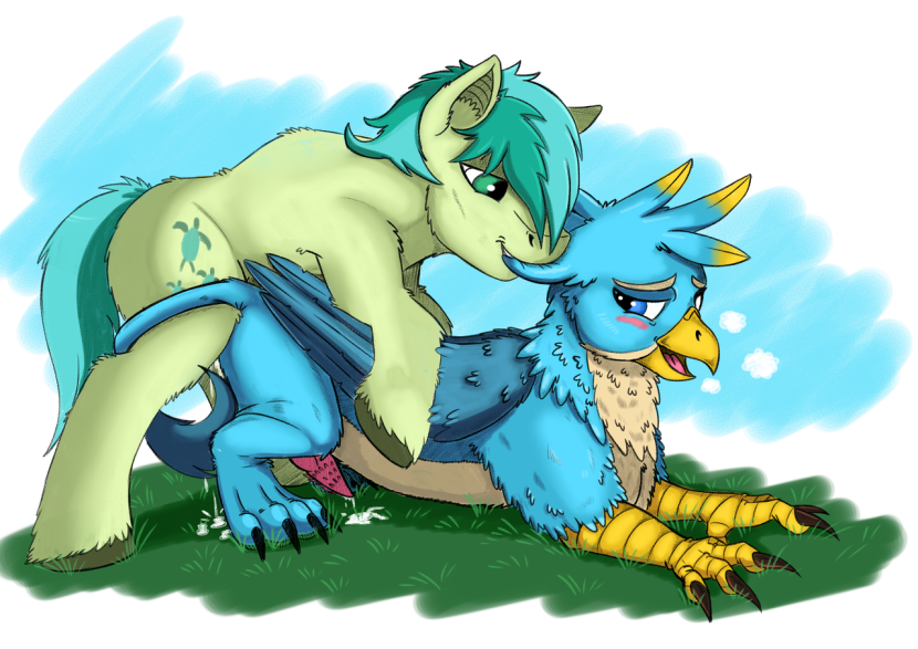 MLP Gallus and Sandbar Hentai