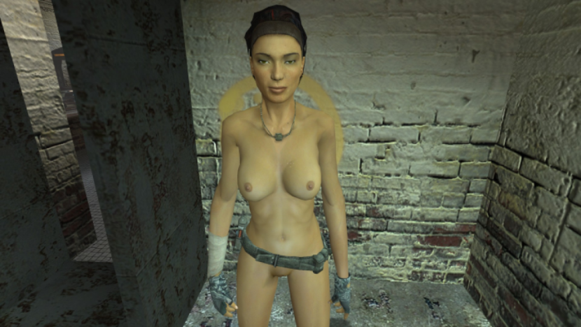 Naked Alex from Half Life 2