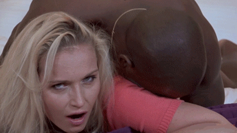 Katya Nobili Kathia nobili with a black man