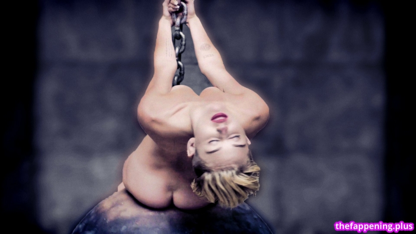 Miley Cyrus naked in the video