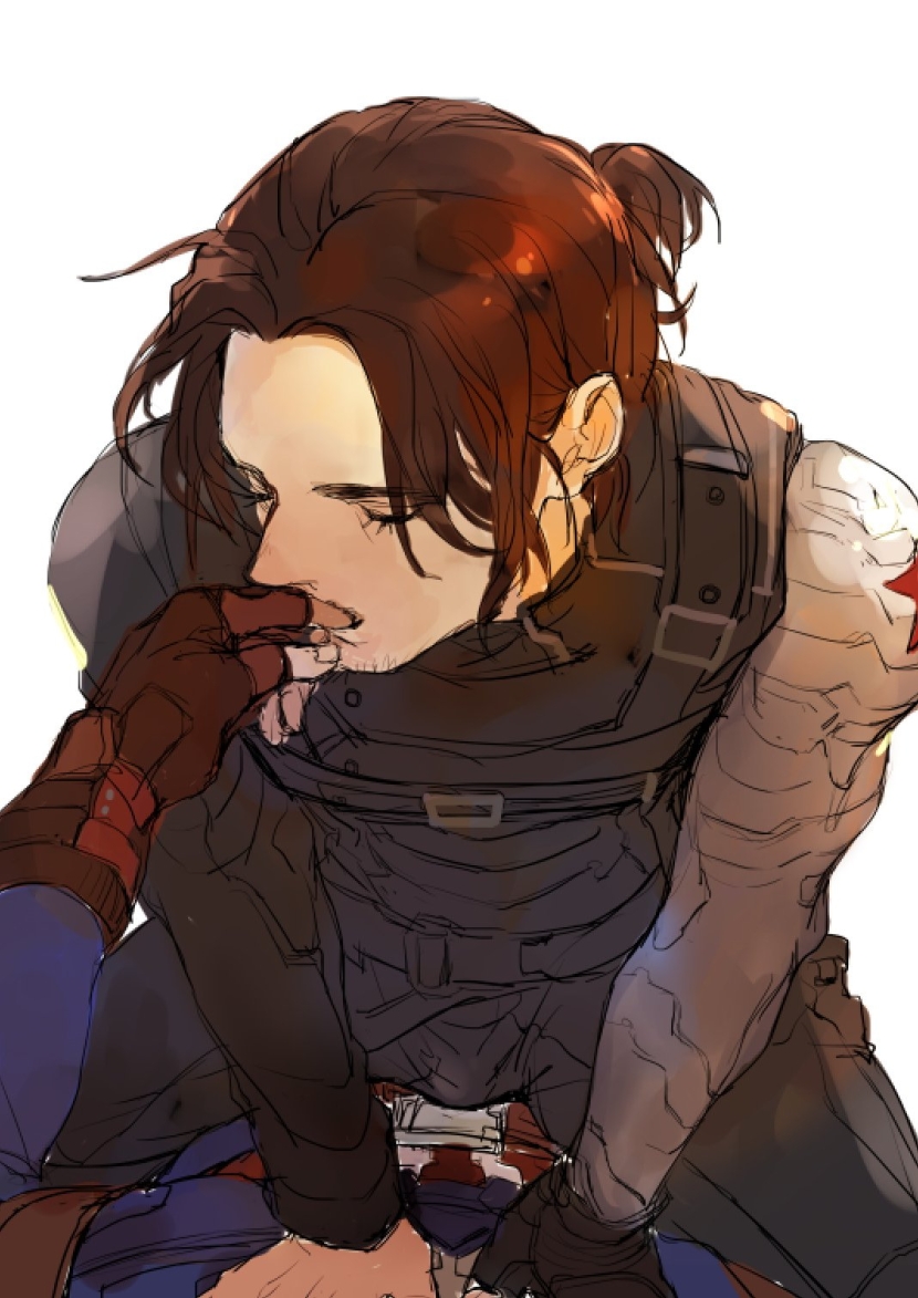 Bucky Barnes and Steve Rogers