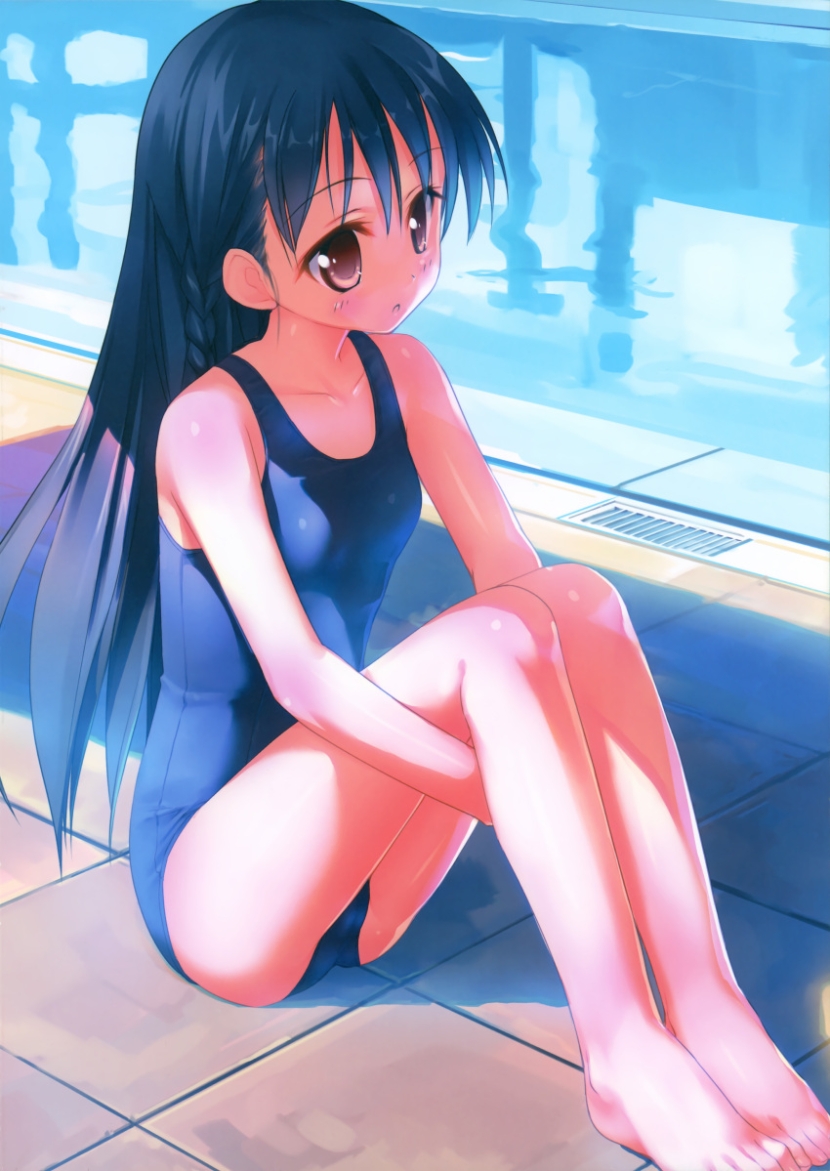 School Swimsuit anime