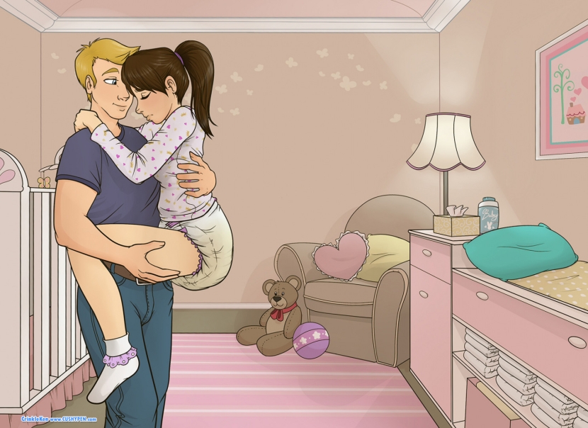 Anime Diaper ABDL robot nanny bdsm