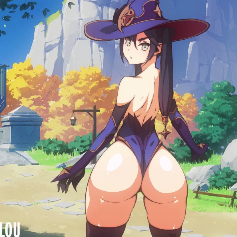 Genshin Impact Mona Big Ass