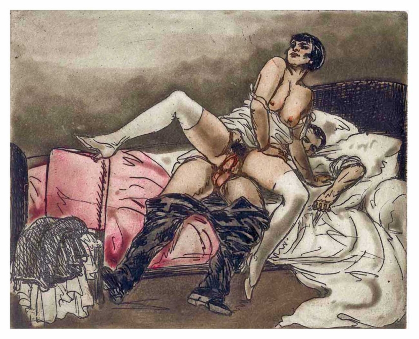 Pornographic comics retro