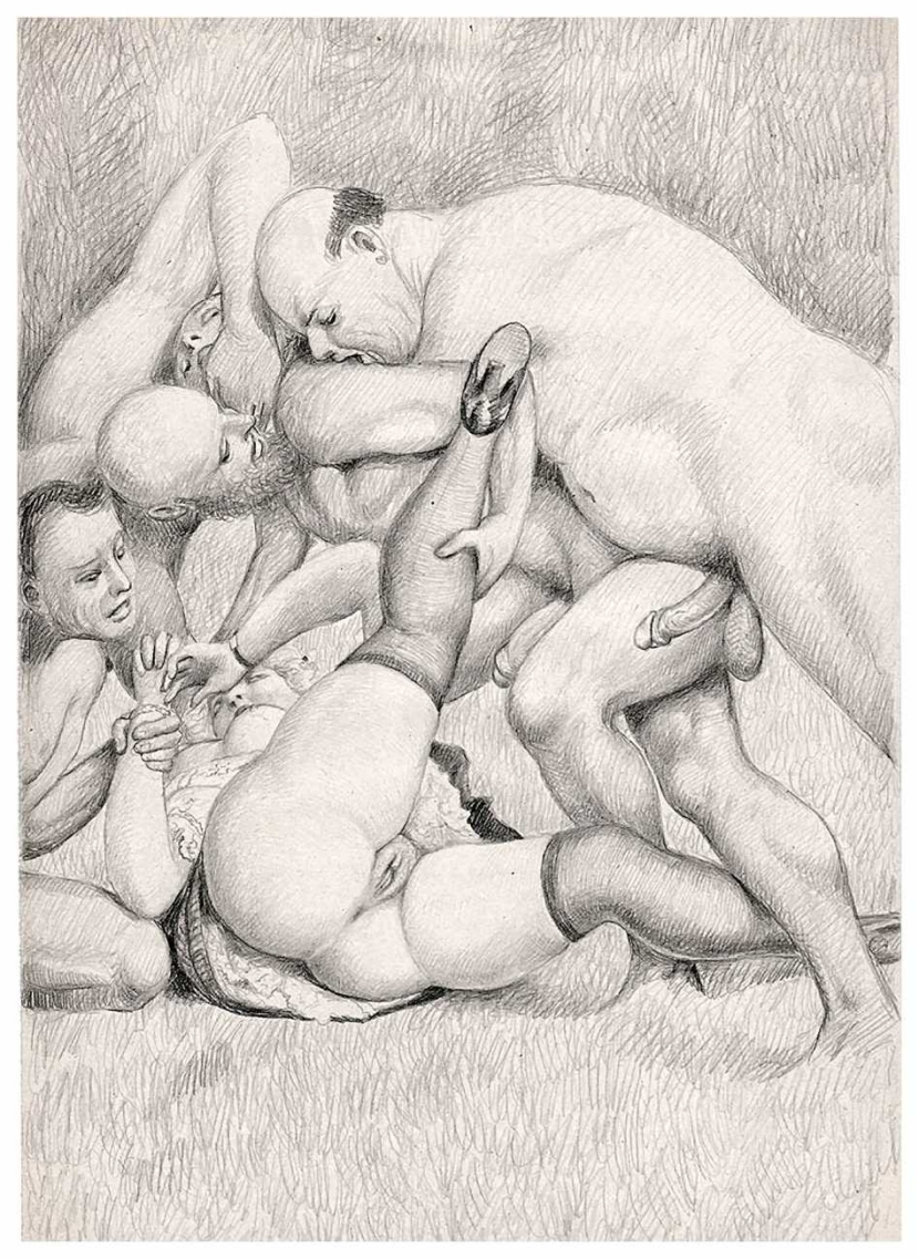 Old pornographic illustrations
