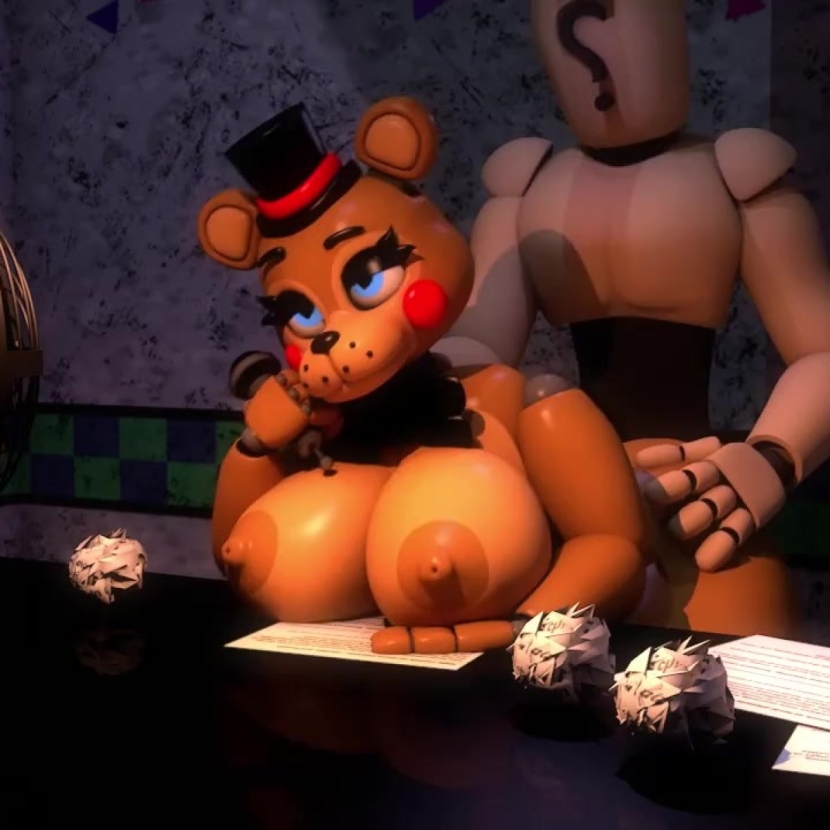 FNAF animatronics with tits