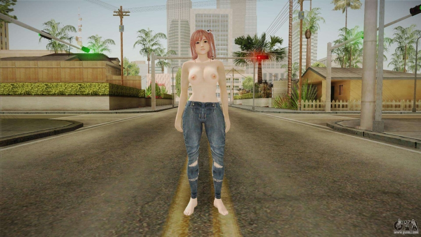 Naked skins of GTA San Andreas