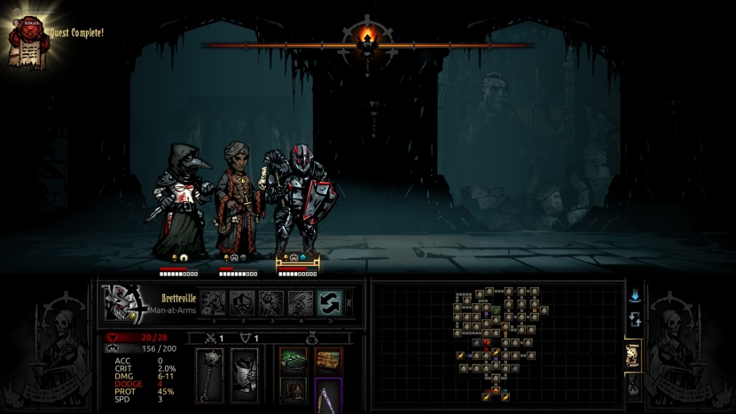 Darkest Dungeon Interface