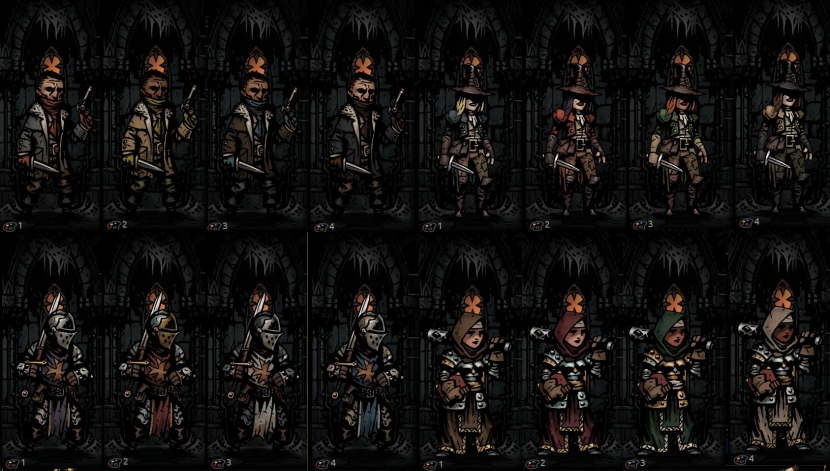 Darkest Dungeon 2 characters