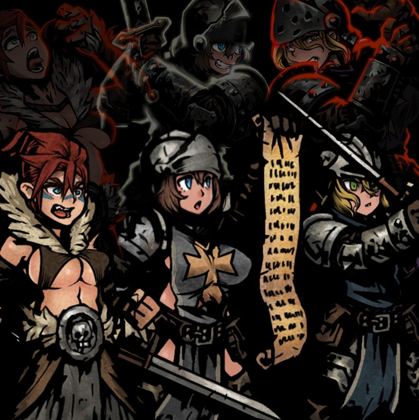 Characters from Darkest Dungeon