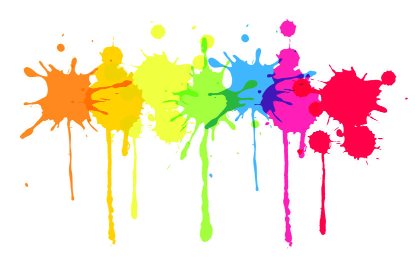 Colored blots