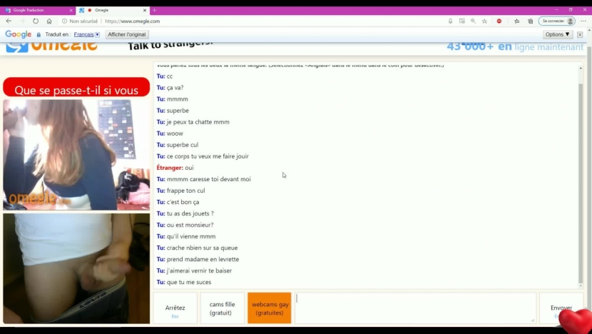 Webcam Masturbation Omegle