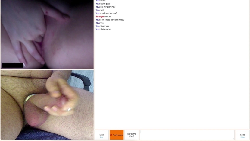 Naked small Omegle in anal