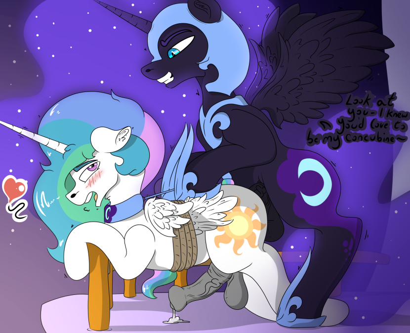 Hentai Princess Luna and Guards